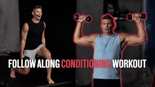 Follow Along At Home Cardio Workout W/ UFC Fighter "Wonderboy" Thompson!