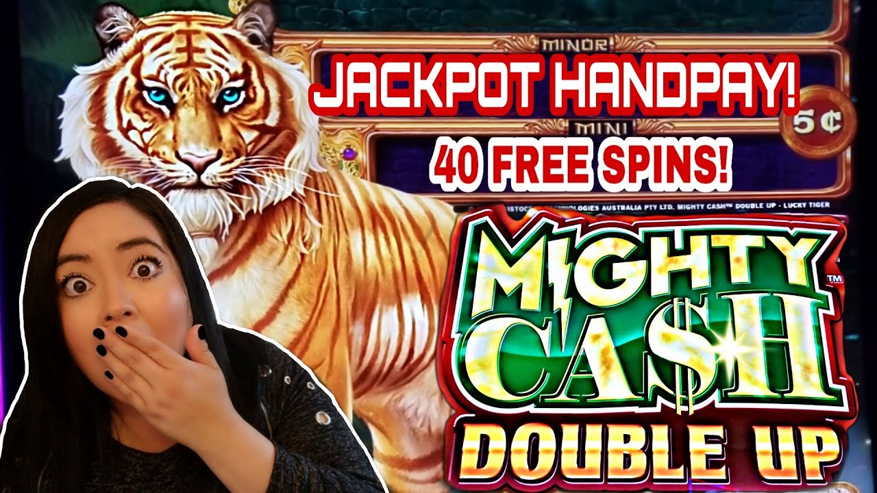 INCREDIBLE RARE BONUS 🔴 JACKPOT HANDPAY on Mighty Cash Double Up 40 SPINS Bonus!