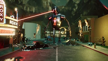 Attack from Outer Space Raytracing demo test (GTX1060 Laptop)