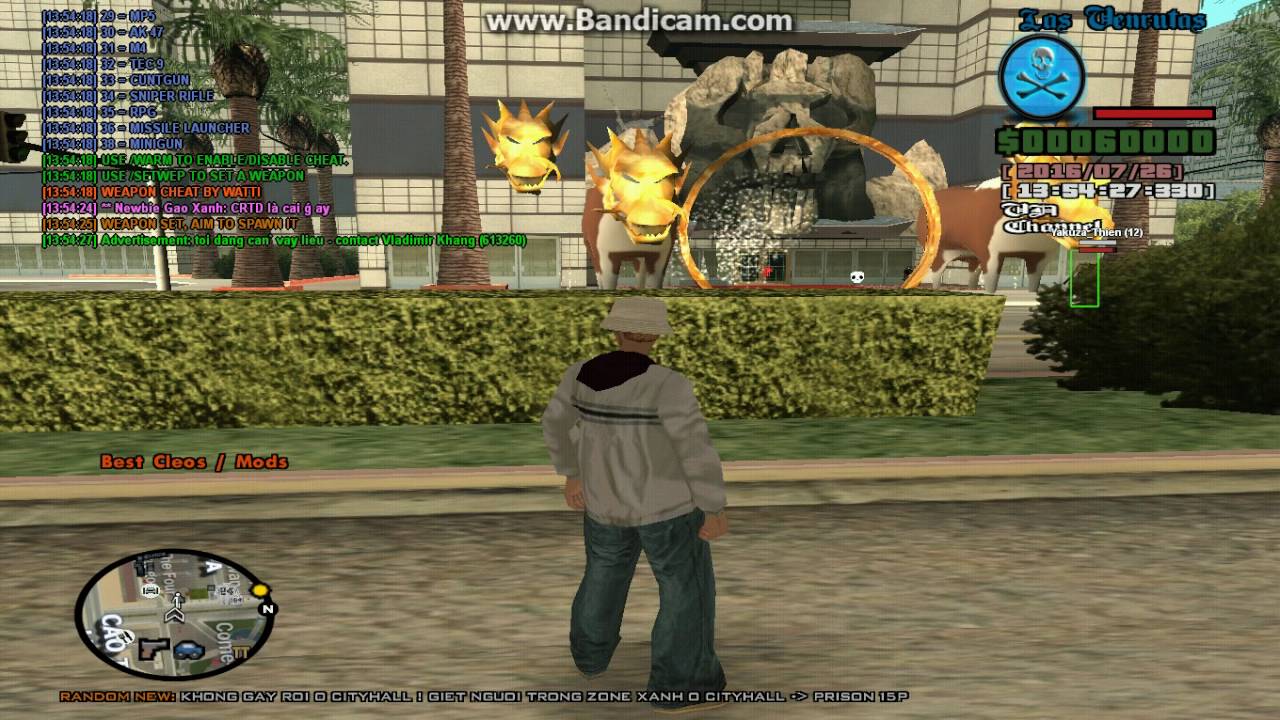 #Cleo 7: Guns Hacking // Weapons Cheat Watti // Weapon Hack Samp 0.3.7