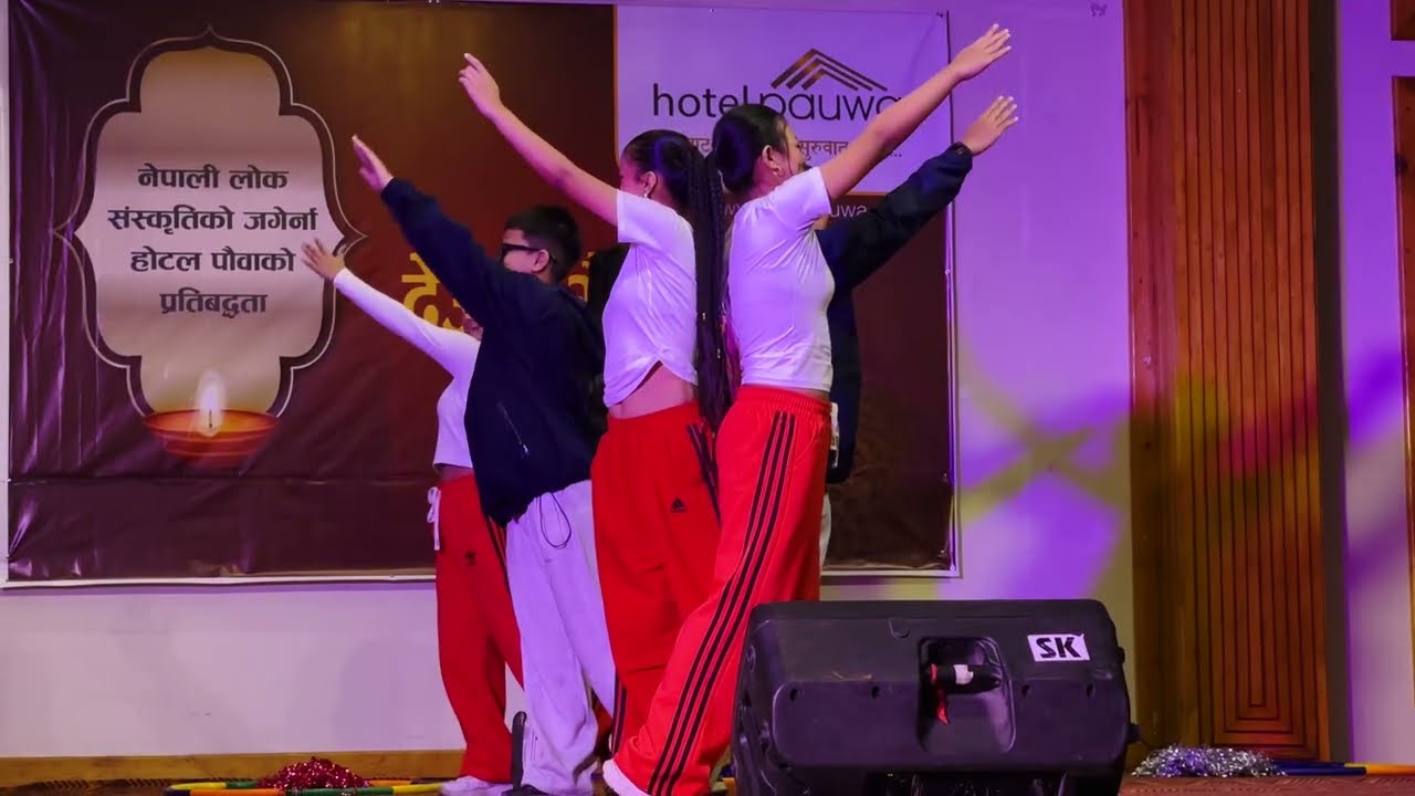 Takitaki x Abusadamente Remix Hip Hop Dance at Hotel Pauwa During Bhailo by SK Dance Training Center