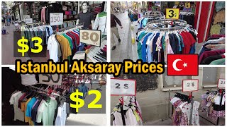 Istanbul Market Tour -  Cheap Clothing Prices - Aksaray, Laleli walking Tour