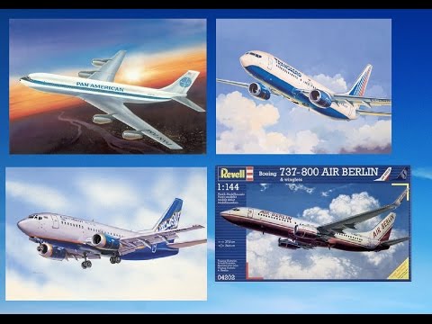 Моя коллекция моделей Boeing часть 1