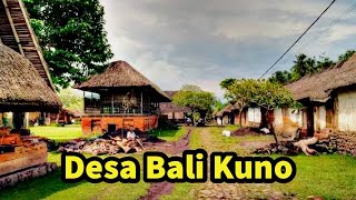 Suasana Pagi Di Desa Wisata Bali Kuno Tenganan Pegringsingan Karangasem Bali
