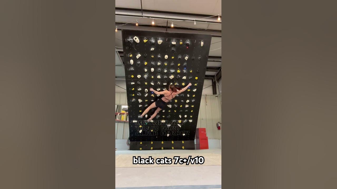 black cats 7c+/v10 benchmark - 2016 moonboard - YouTube