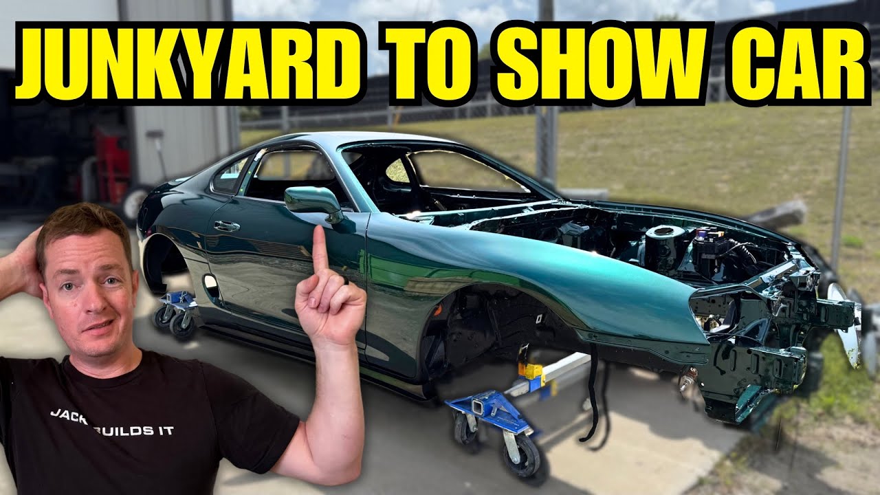 REBUILDING A JUNKYARD TOYOTA SUPRA INTO A SHOW CAR!