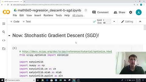 math560 M060f stochastic gradient descent intro