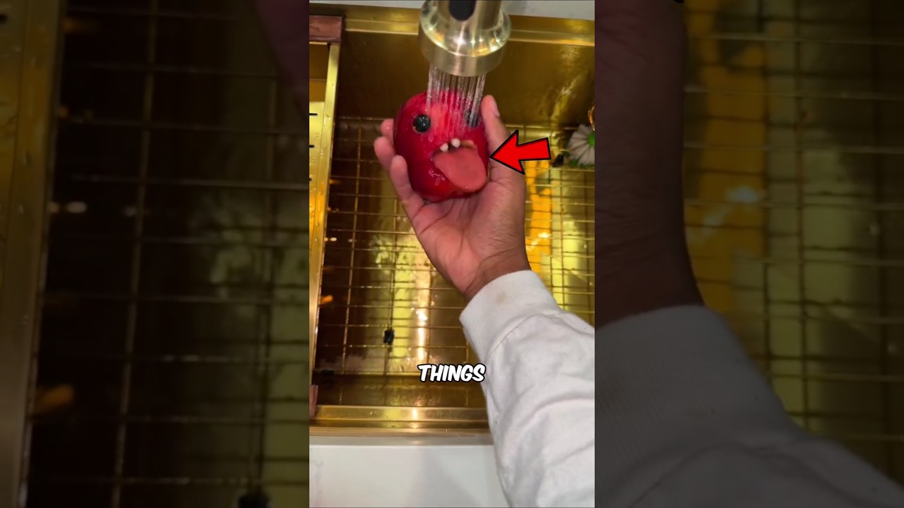 Яблоко 🍎 под микроскопом 😱