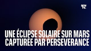 Les images d'une éclipse solaire sur Mars capturées par le robot Perseverance