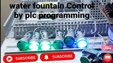 Water fountain Control by plc programming # plc panel