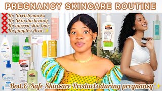 PREGNANCY SKINCARE ROUTINE : Skin Care For Pregnant Women  *Best Skincare Products During Pregnancy*