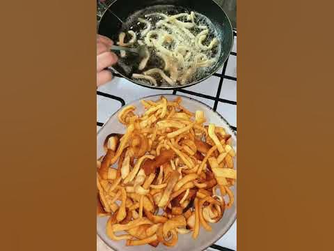 ХВОРОСТ СОЛОМЕННЫЙ #хворост#подомашнему#бабушкинрецепт#соломка# ...