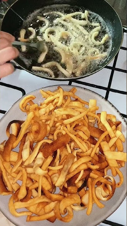 ХВОРОСТ СОЛОМЕННЫЙ #хворост#подомашнему#бабушкинрецепт#соломка# ...