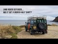 Land Rover Defender, suspected half shaft broken, and repair.