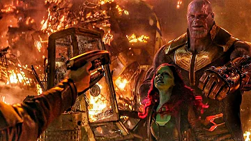 Star Lord Tries to Kill Gamora / Thanos vs Star Lord Scene - Avengers: Infinity War Movie Clip HD