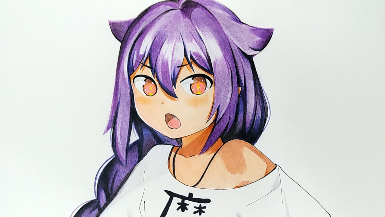 Drawing Jahy-Sama (ジャヒー様) | Pencil Glue - YouTube