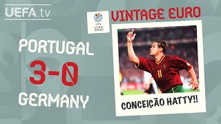 Portugal 3-0 Germany Euro 2000 Vintage Euro