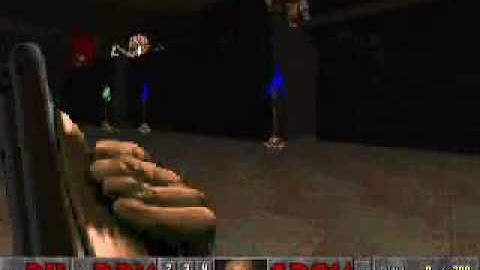 doom 2 (PC) level 20 gotcha!