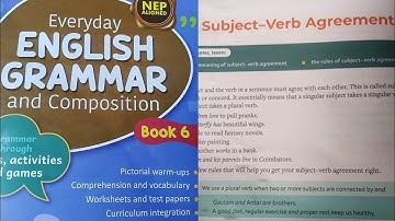 #class6 #page -40to42#english #new #englishgrammar #solution #everyday #nep aligned #subjectverbagre