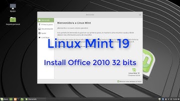 Install Office 2010 Linux Mint 19 working