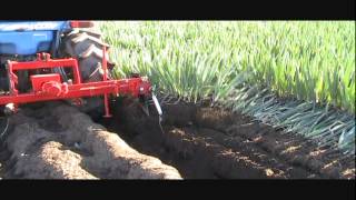 広洋エンジニアリング】長ネギ掘取機 JK-1 - YouTube