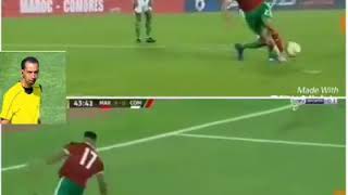 MAROC VS COMORES 1-0 || المغرب 1-0 خزر القمر MOROCCO VS COMOROS CAN 2019 (match éliminatoire 2019)