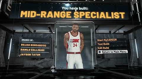 NEW RARE BUILD MID RANGE SPECIALIST on NBA 2K21 BEST STRETCH 4 BUILD