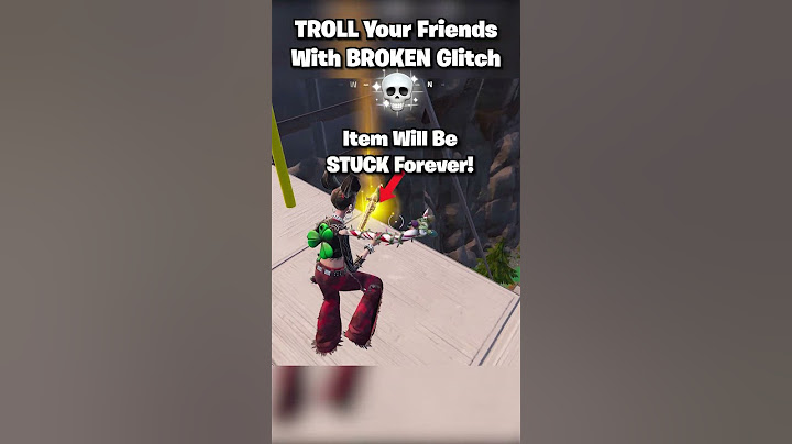 TROLL Your Friends With BROKEN Glitch 💀 #shorts #fortnite