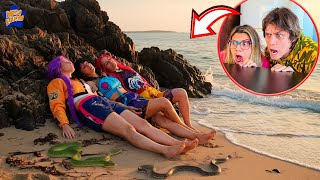 We found all the K-pop warriors on the beach in a terrifying way, and something happened to the H... screenshot 4