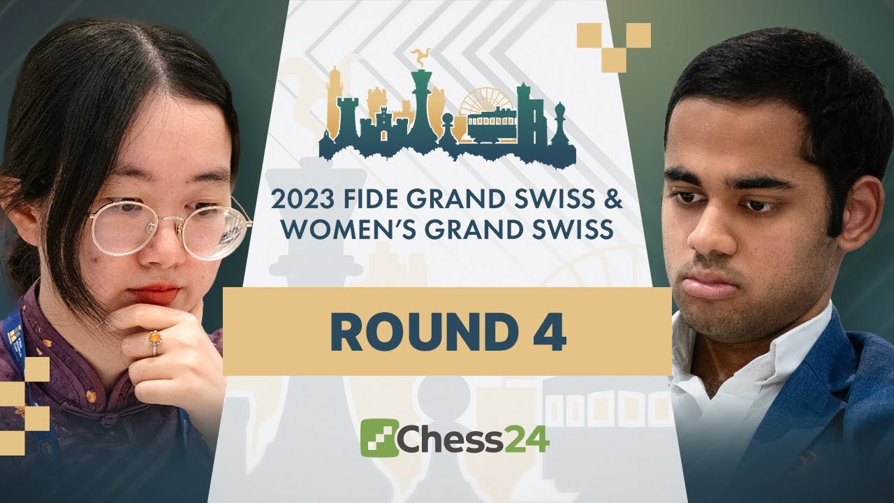 FIDE  Grand Swiss R8: Firouzja Increases Lead, Now World #4 