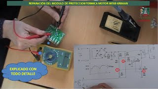 Repair of electronic module thermal protection for threephase motors INT69 Kriwan (class 48.3)