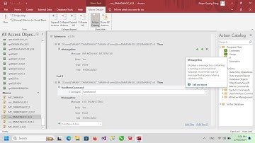 Hướng dẫn viết code Macro xử lý các Button trên Forms bài Quản lý sinh viên - Microsoft Access 2016