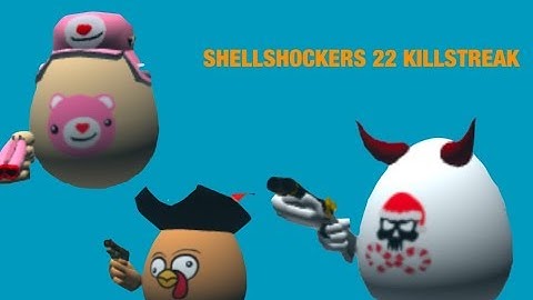 SHELLSHOCKERS HIGH KILL STREAK! 22 KILL GAMEPLAY  Gameplay #5