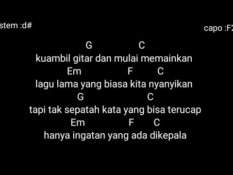 chord gitar terlalu manis