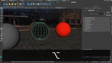 3D Basics in Maya - Mesh Lights