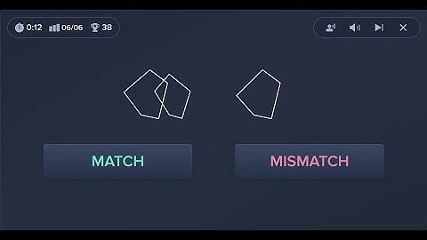 Visuospatial Processing Test: Polygons