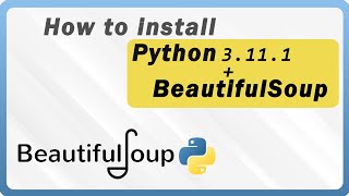 How To Install BeautifulSoup for Python 3.11.1 on windows 10/11 [ 2023 Update ] screenshot 3