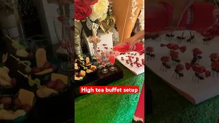 High tea buffet setup #foodie #hightea