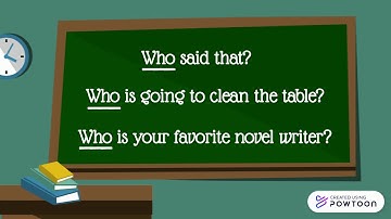 Interrogative Pronouns