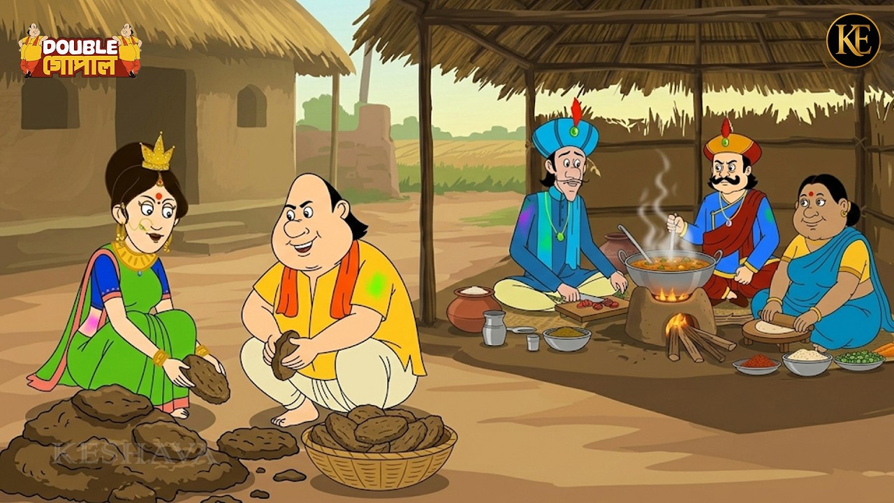 দরবার ছেড়ে উপলা বানাতে ব্যস্ত গোপাল || Gopal Bhar || Best Of Gopal Bhar