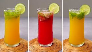 Iftar Special Refreshing Drinks | 3 Easy Summer Drinks Recipe | Yummy