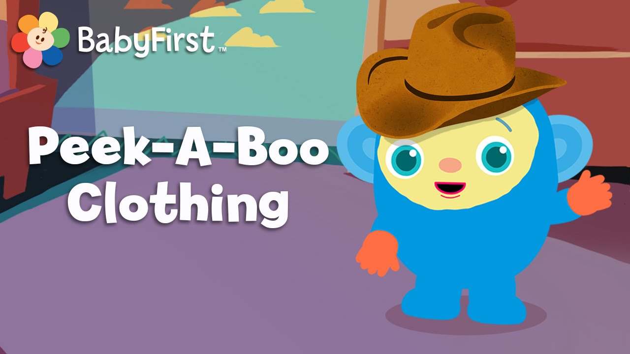 babyfirst toys Clothes | Hide and Seek for Babies | Peek-A-Boo, I See You | BabyFirst TV