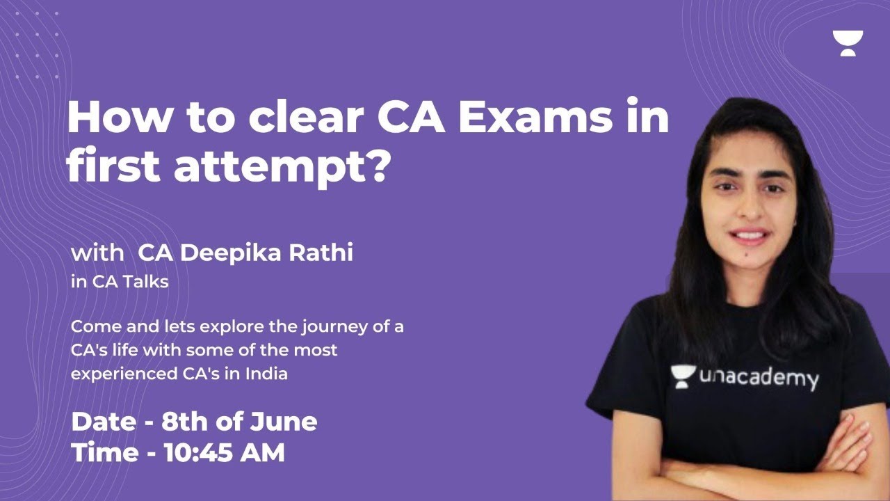 How to clear CA Exam in first Attempt ? - Deepika Rathi #shorts - YouTube