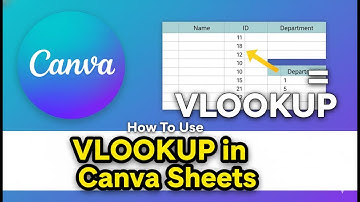 How to Use VLOOKUP Function in Canva Sheets (2025)