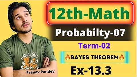 Class12th|Math|Random Variable |Probability-09|Pranav Pandey|pranav pandey probability|EX-13.4