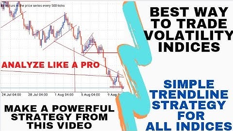 Best way how to trade volatility indices(powerful/simple trendline strategy like a pro )