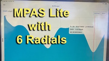 CHA MPAS Lite with 1/8 Wave Radials