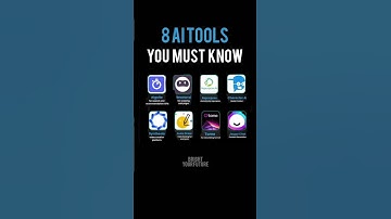 8 AI tools you must know #shorts #youtubeshorts #trending #viral #youtube #brightyourfuture
