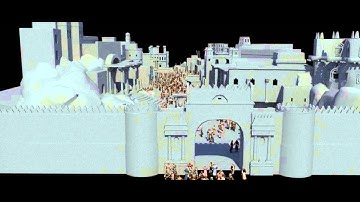 test render of  my latest  crowd simulation  in  The Return  feature animation