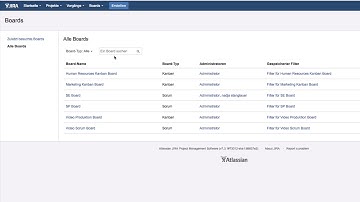 Jira-Dashboard und Menüleiste - Atlassian Jira lernen Video #4